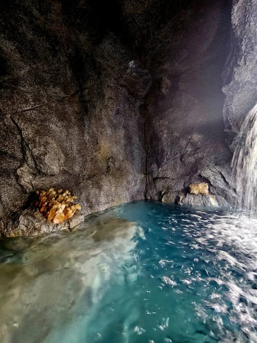 Crystal cave pool
