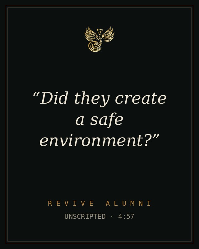 REVIVE alumni testimonial